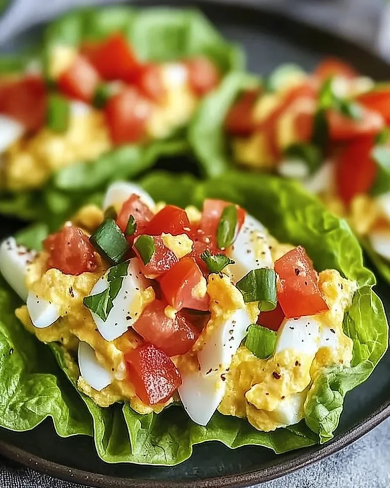 BLT Egg Salad Lettuce Wraps