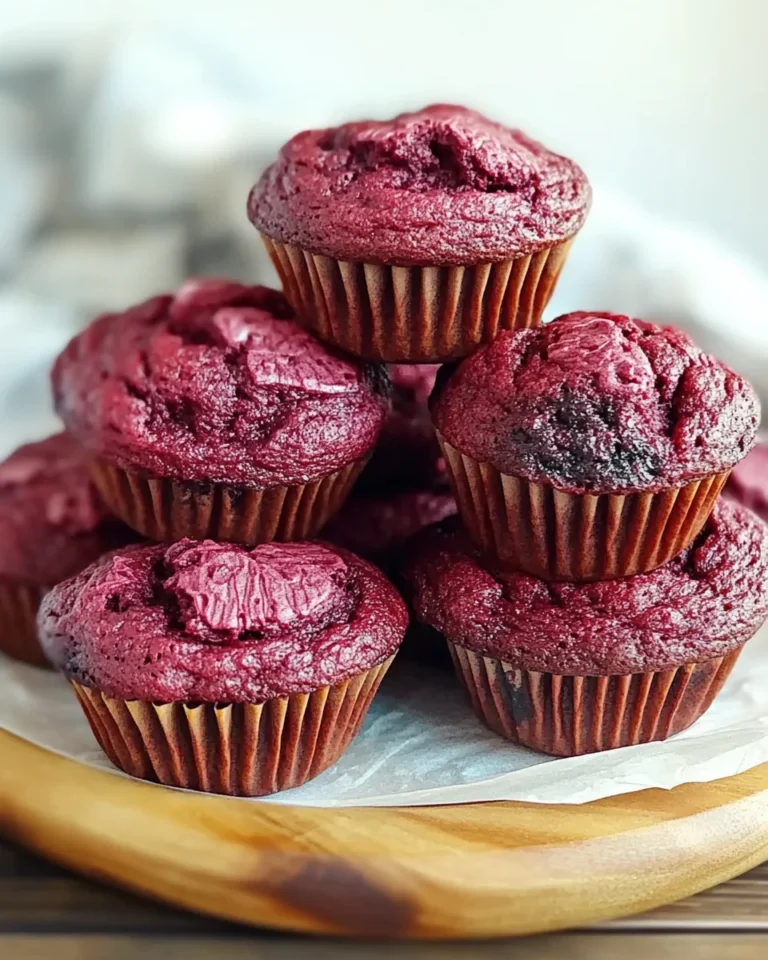 Beet Muffins for Babies