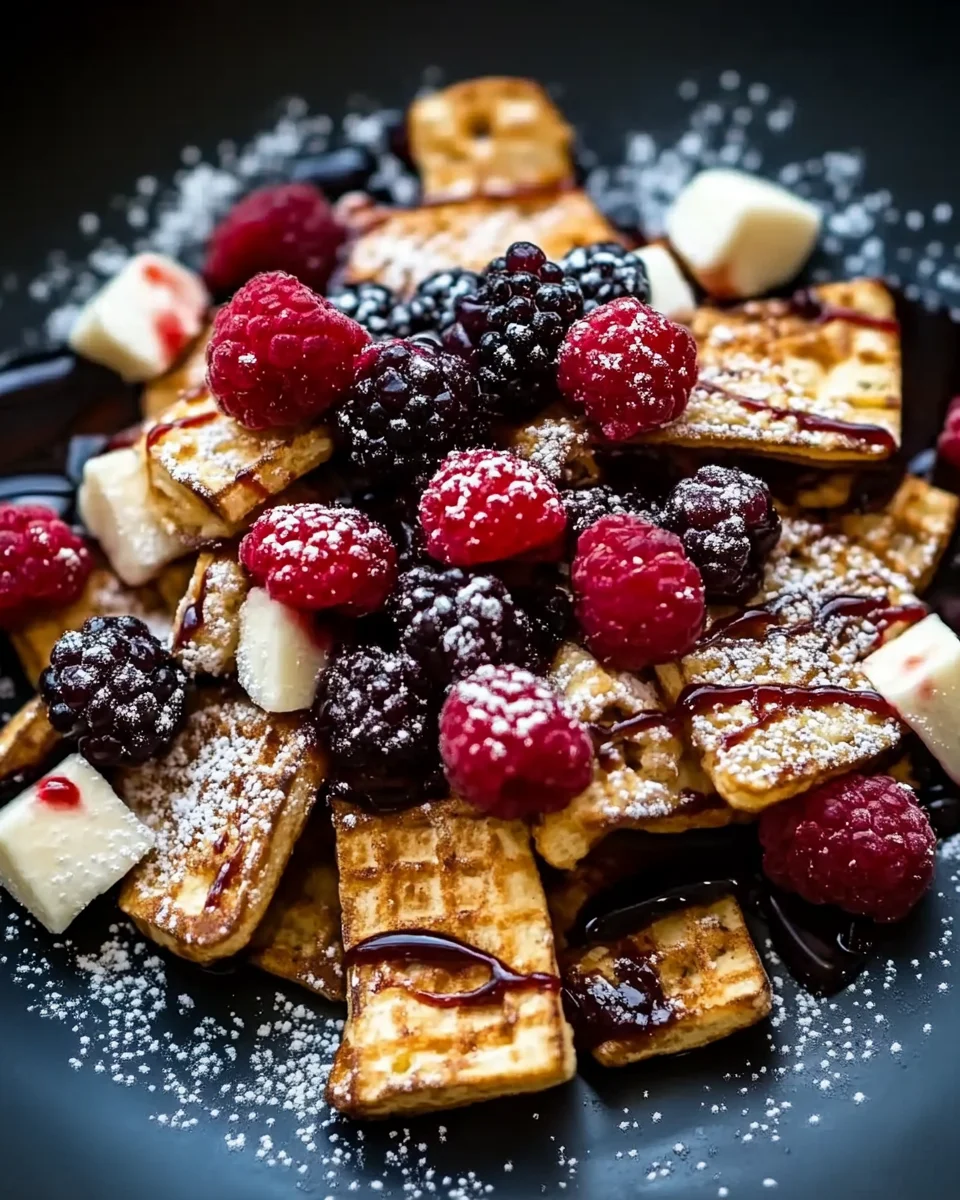 Berry Dessert Nachos Twist