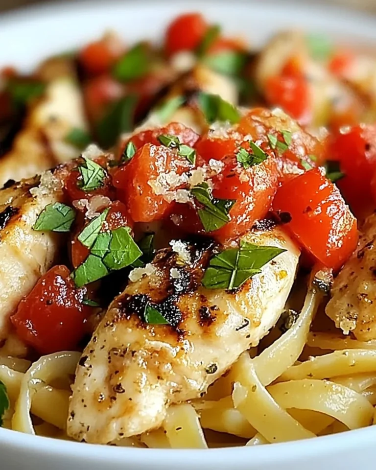 Bruschetta Chicken with Pasta