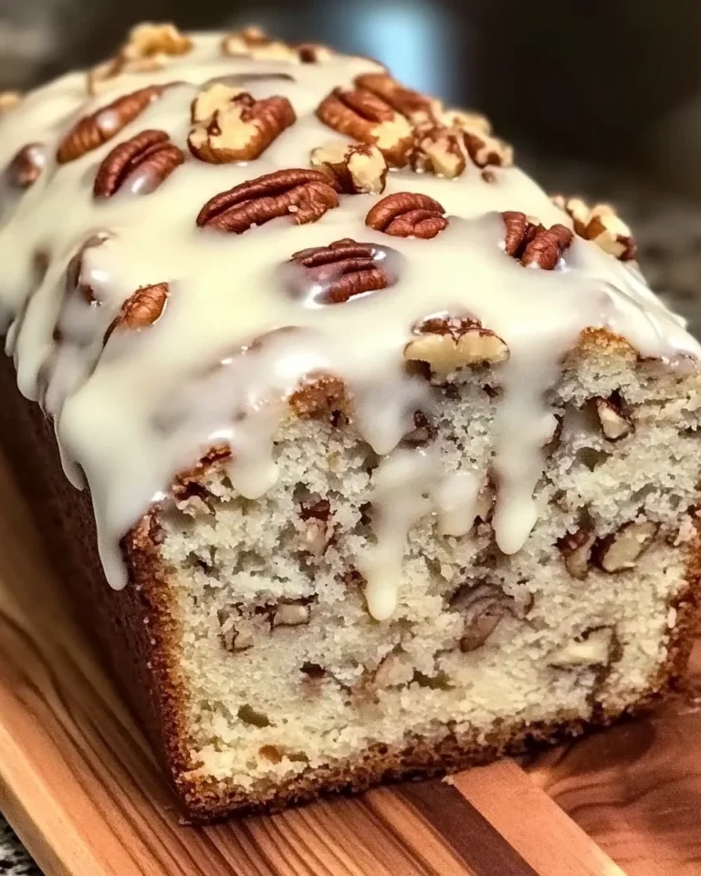 Butter Pecan Loaf, Cream Cheese Icing