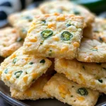Cheesy Jalapeño Shortbread