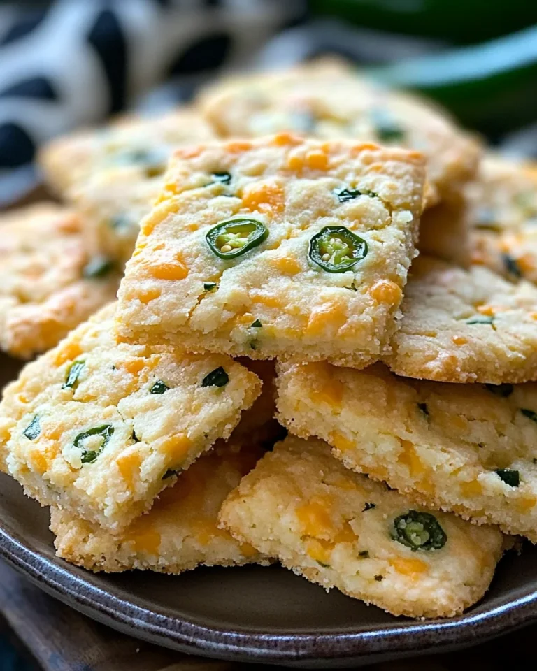 Cheesy Jalapeño Shortbread