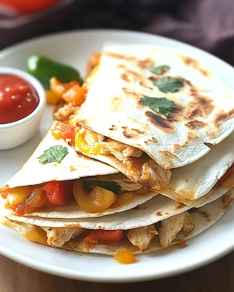 Chicken Fajita Quesadillas