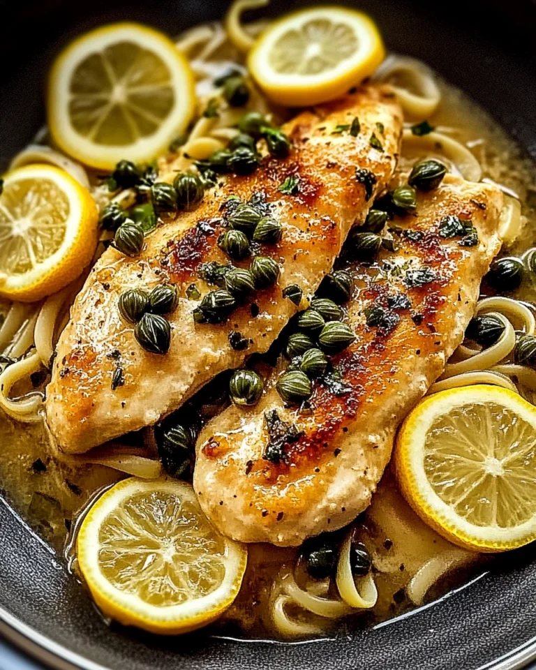 Chicken Piccata Lemon Capers