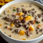 Creamy Burger Soup