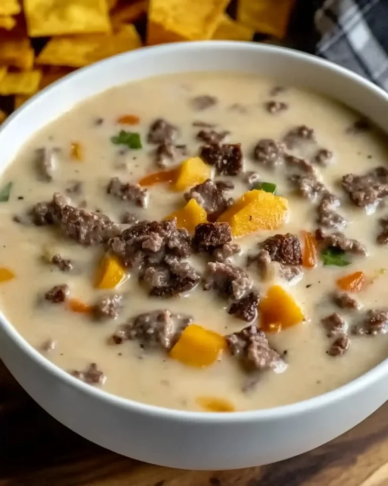 Creamy Burger Soup