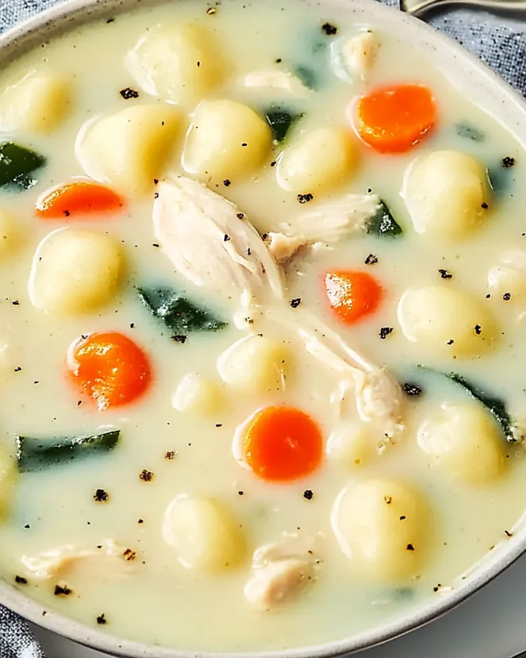 Creamy Chicken Gnocchi Soup