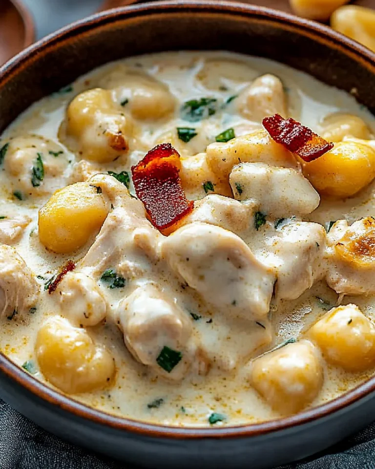 Creamy Crack Chicken Gnocchi