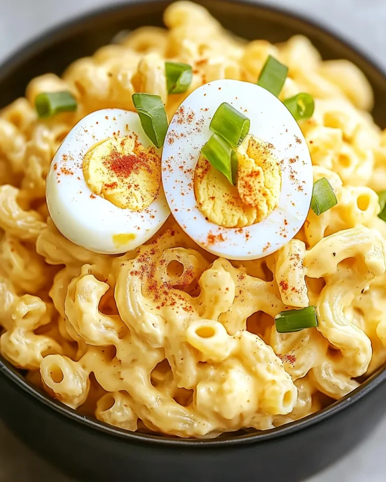 Creamy Deviled Egg Pasta Salad