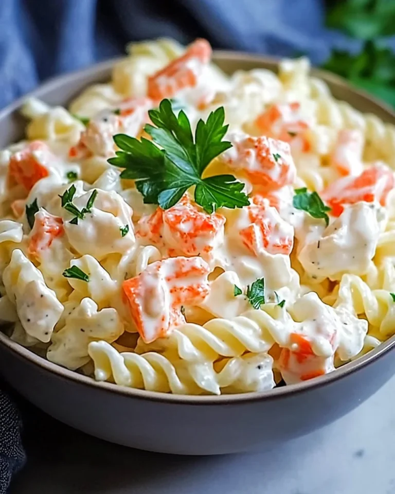Creamy Imitation Crab Pasta Salad