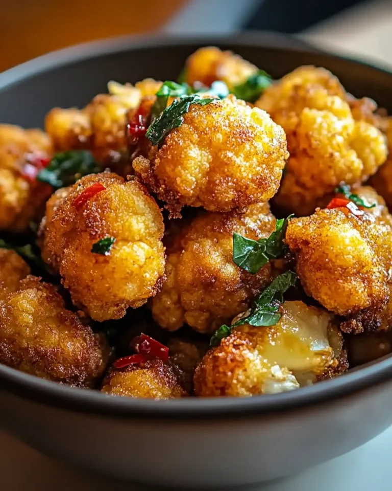 Crispy Cauliflower Golden Edges