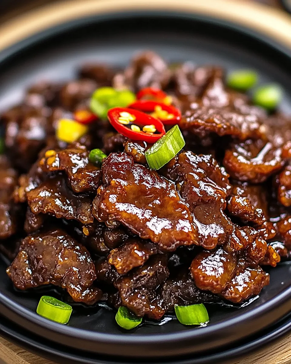 Crispy Chilli Beef