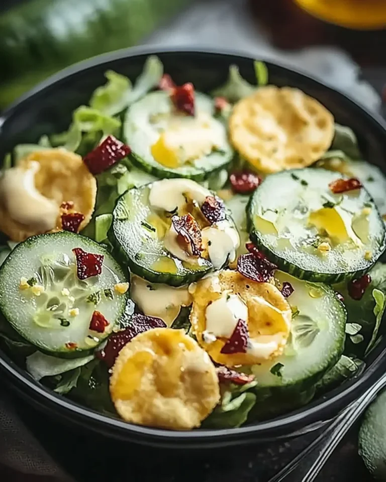 Crunchy Cucumber Cheese Snack