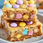 Easter M&M Cookie Bars