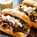 Easy Philly Cheesesteak Sandwiches