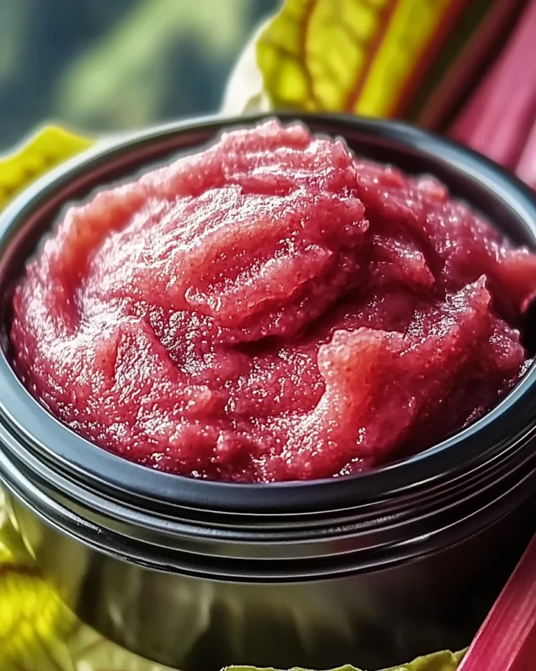 Easy Rhubarb Butter Spread