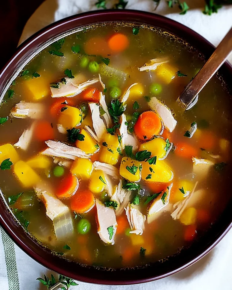 Easy Turkey Vegetable Soup