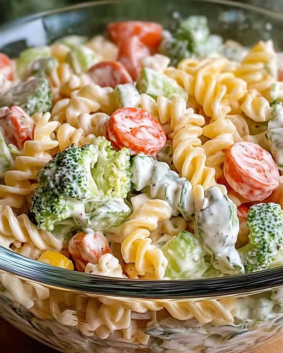 Fresh Ranch Pasta Salad