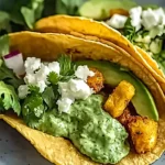 Fresh Veggie Green Goddess Tacos
