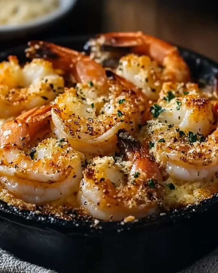 Garlic Parmesan Baked Shrimp