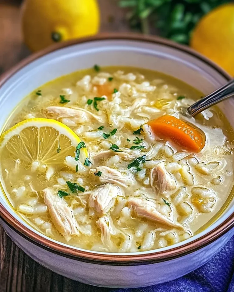 Greek Lemon Chicken Soup