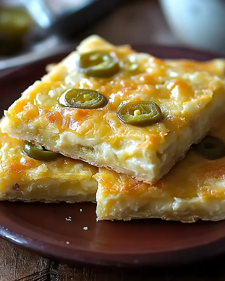 Green Chile Cheese Squares