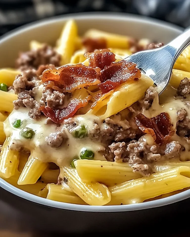 Loaded Turkey Turkey Bacon Cheeseburger Pasta
