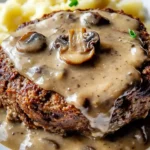 Meatloaf with Mushroom Gravy
