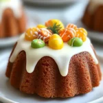 Mini Easter Carrot Cakes