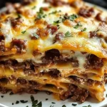 Parmesan Garlic Cheeseburger Lasagna