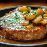 Smothered Boneless beef Chops