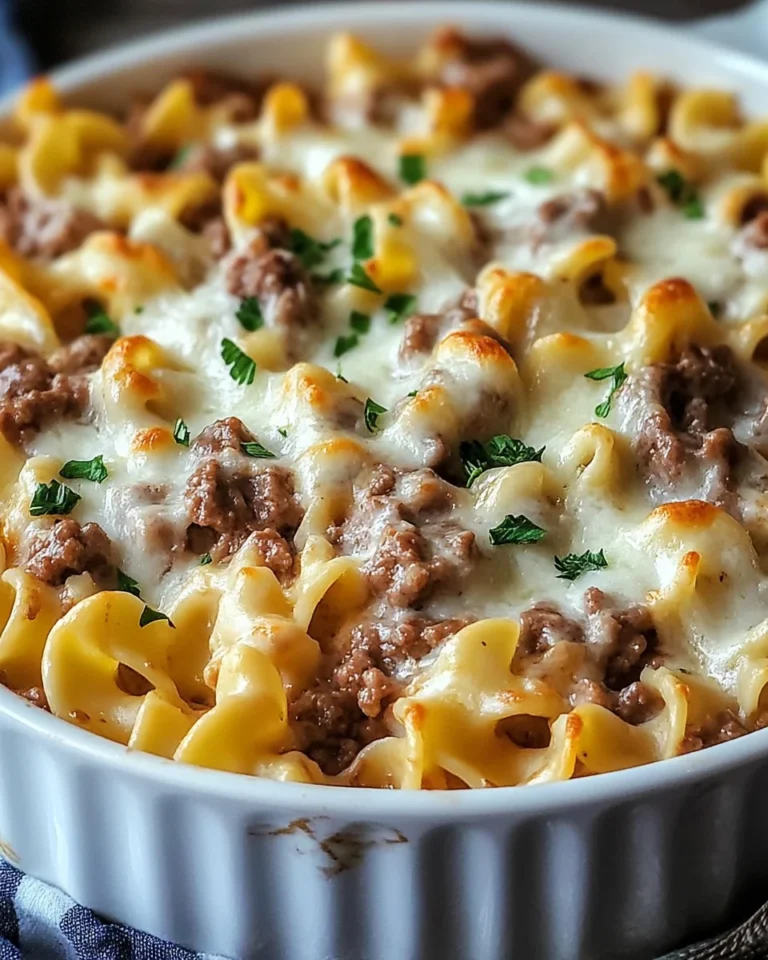 Sour Cream Beef Noodle Casserole
