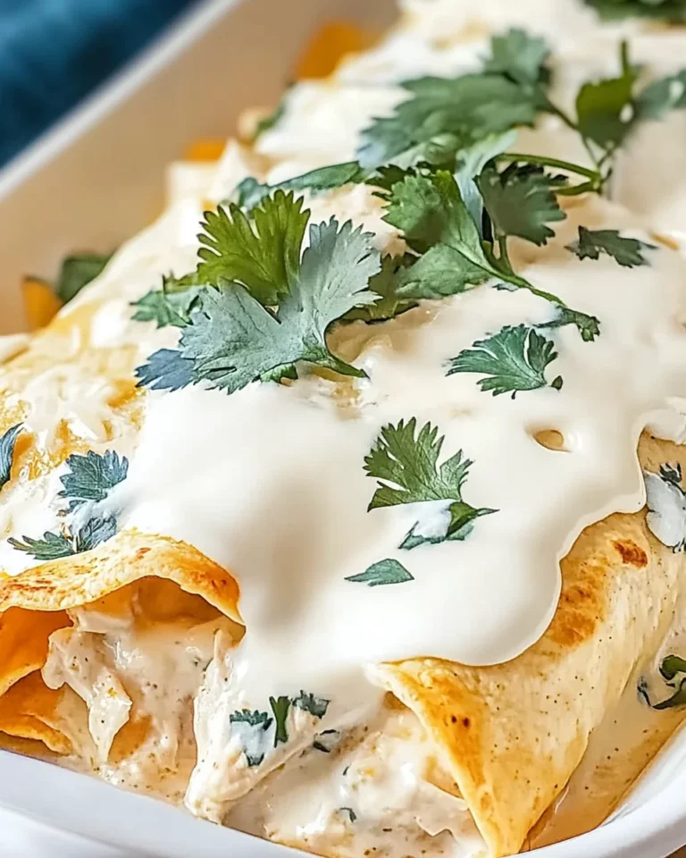 Sour Cream Chicken Enchiladas