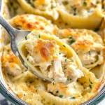 Stuffed Chicken Scampi Shells