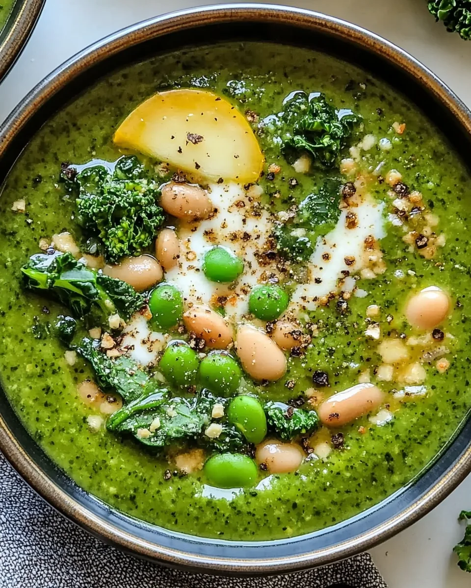 Super Greens and Beans Soup