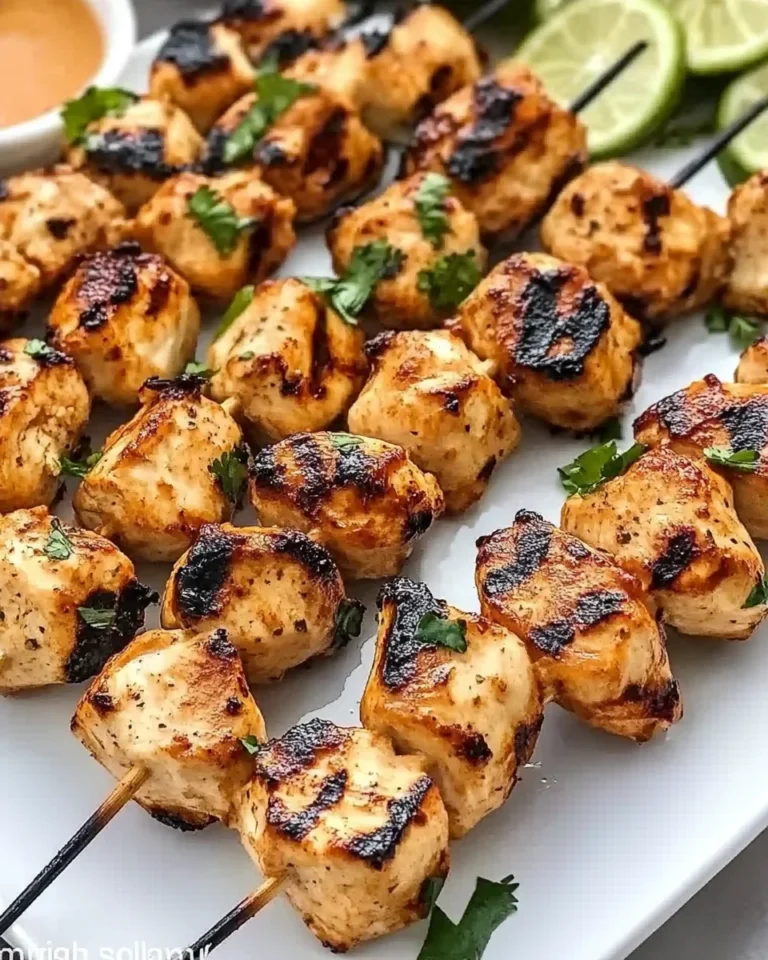 Sweet and Spicy Chicken Skewers