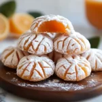Thai Tea Mochi Crinkle Cookies