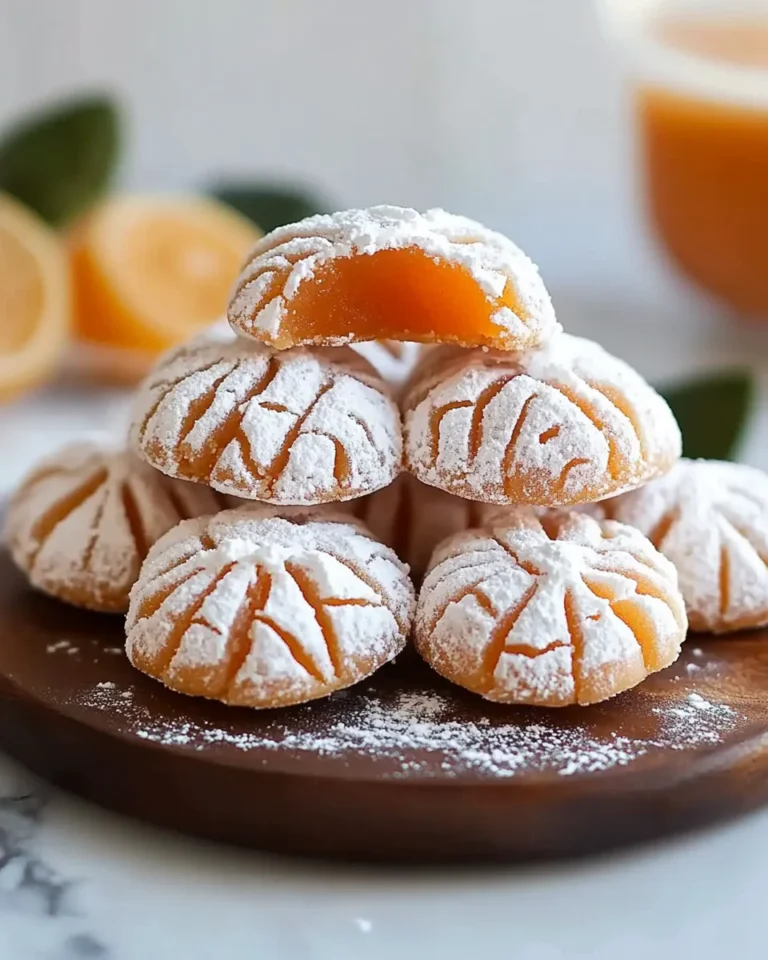 Thai Tea Mochi Crinkle Cookies