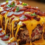 Turkey Turkey Bacon Cheeseburger Meatloaf Delight