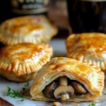 Venison Mushroom Stout Hand Pies