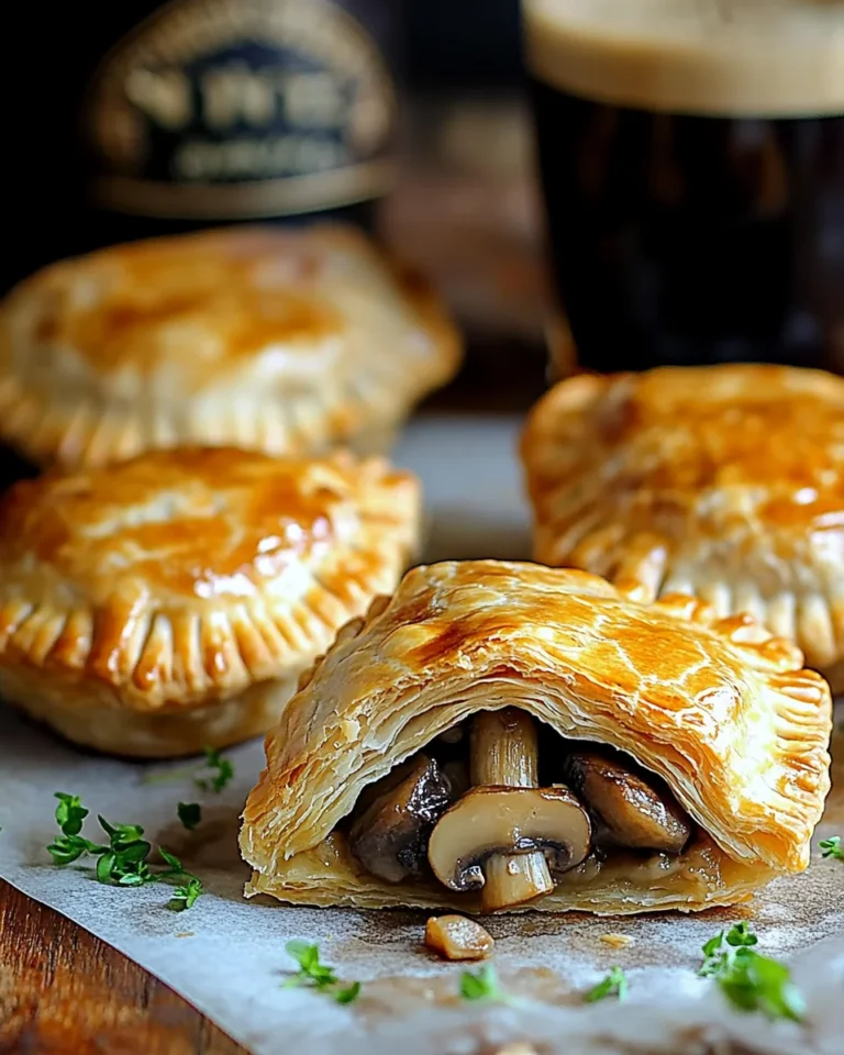 Venison Mushroom Stout Hand Pies