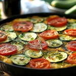 Zucchini and Tomato Frittata