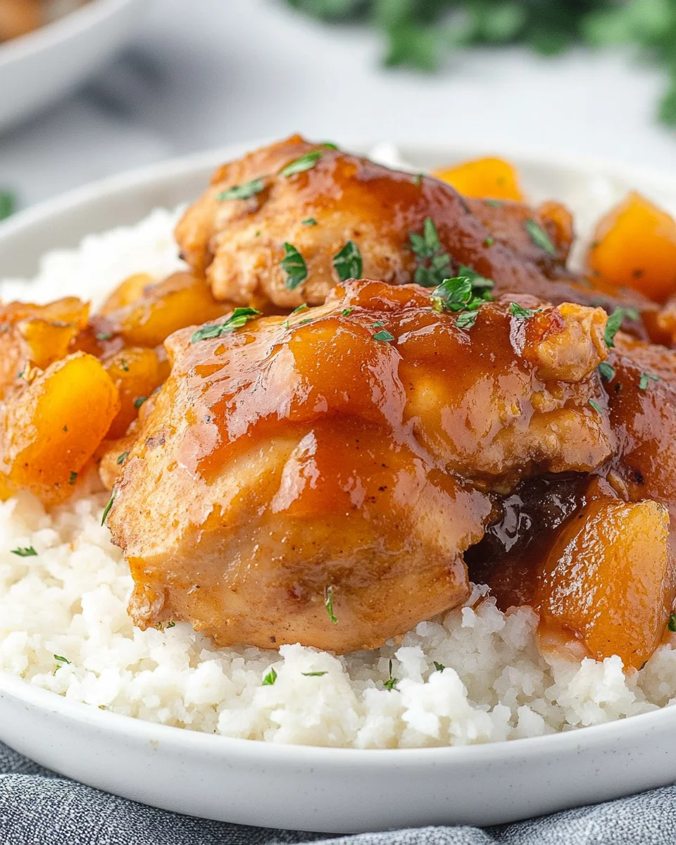 Crockpot Apricot Chicken