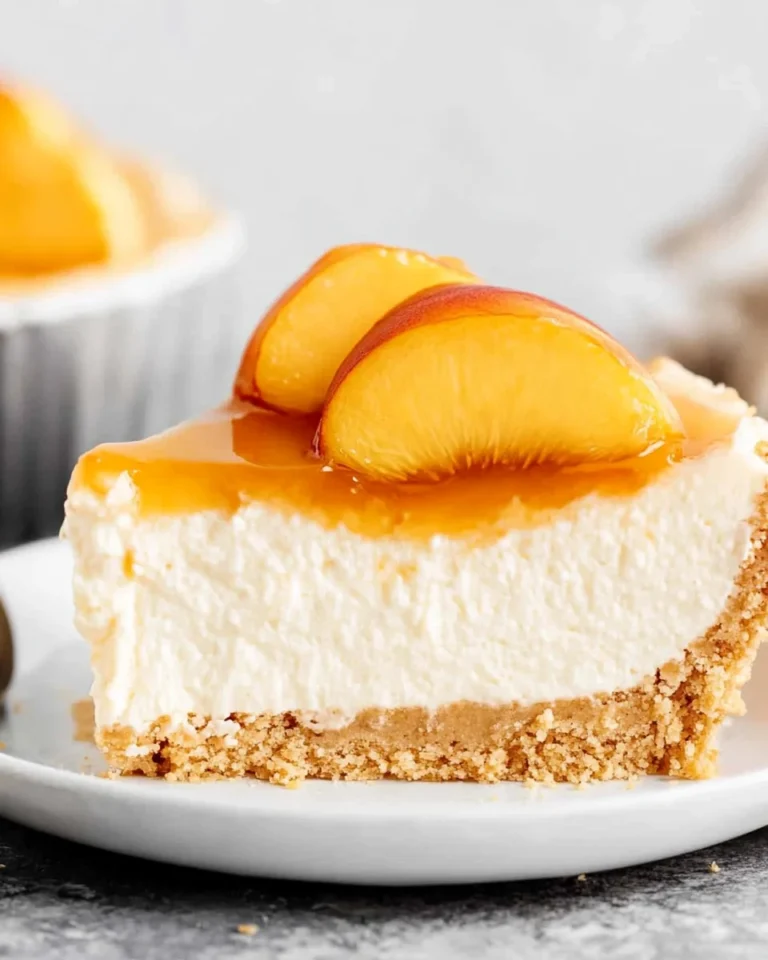 Peach Cheesecake Recipe