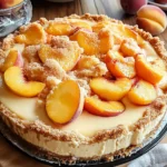 Peach Cobbler Cheesecake