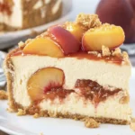 Peach Cobbler Cheesecake