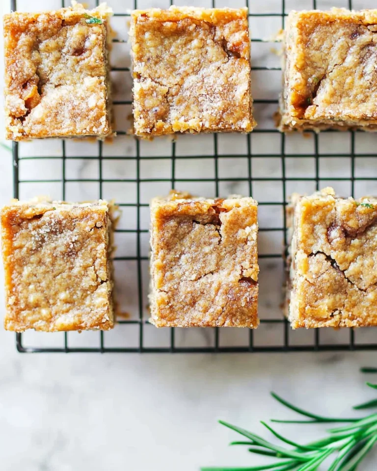 Rosemary Apricot Bars