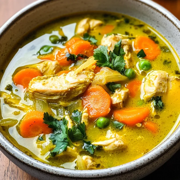 Anti Inflammatory Turmeric Chicken Soup