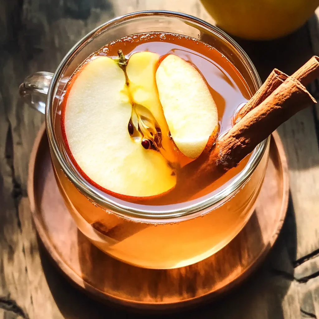 Apple Cinnamon Tea with Ginger